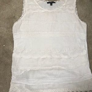 White Knit Tanktop